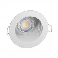 Spot encastrable anti-éblouissement blanc mat IP20 pour LED GU10 – DEEEN