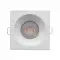 Spot encastrable IP20 pour LED GU10 - DEEEP carré - Blanc mat