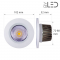 Spot LED encastrable fixe - IP64 - BBC - RT2012 - Cobyx 5W – Blanc pur